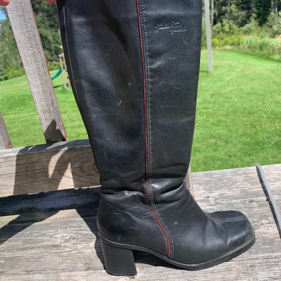 Made in Canada Henri Pierre black leather vintage boots - Picture 7 of 8